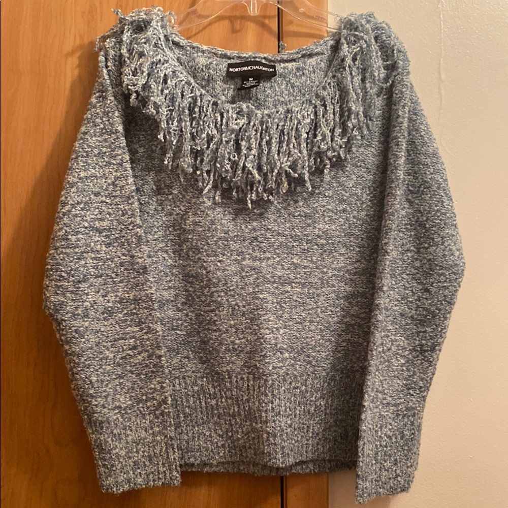 Norton McNaughton Blue Crew Neck Sweater